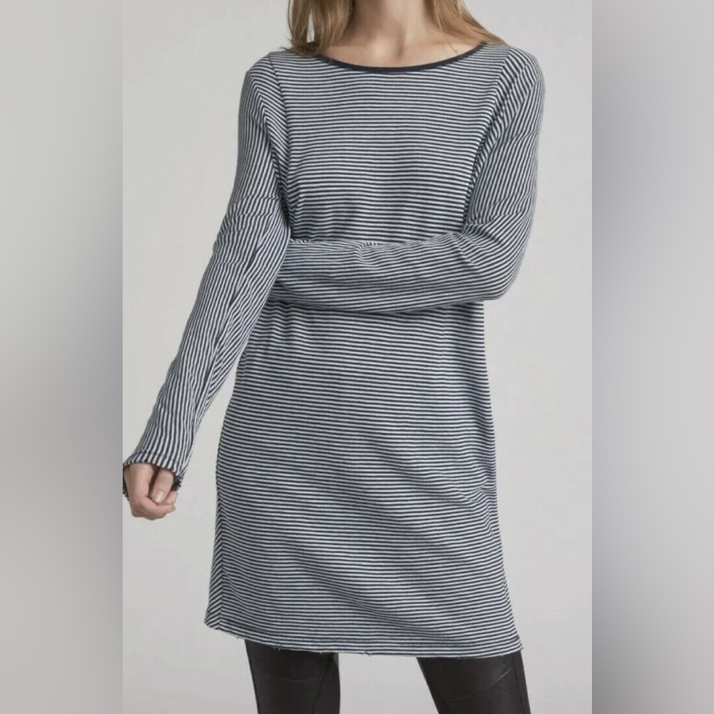 Rag and Bone Striped Navy and White Dress